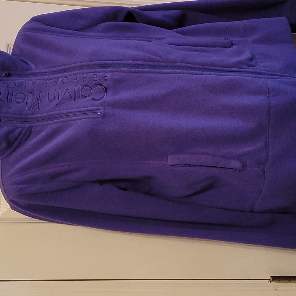 Calvin Klein Performance Jacket Medium Fleece Pur… - image 3